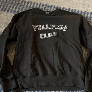 Sporty & Rich gray 'Wellness Club' Crewneck Sweatshirt